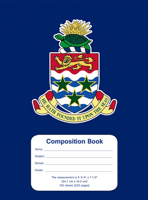 Composition book (blue)